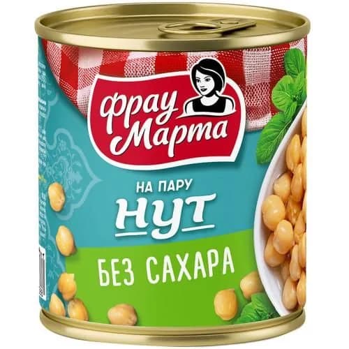 Фрау Марта Нут на пару без сахара, 310 г