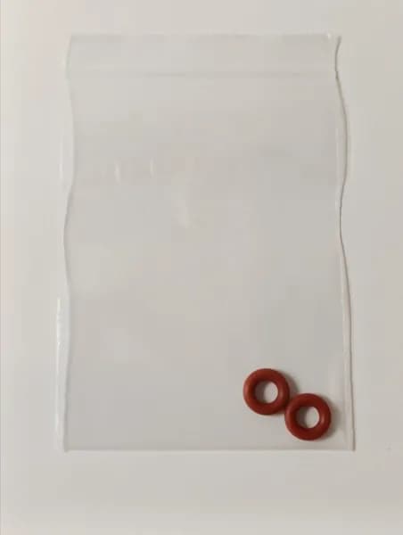 12*6*3мм Уплотнители O-RING (2шт) силикон с пищевым допуском