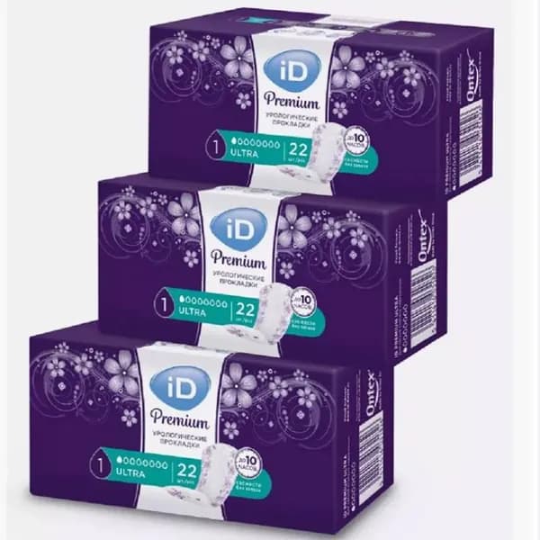 Урологические прокладки Premium Ultra (66 шт в 3 упаковках)