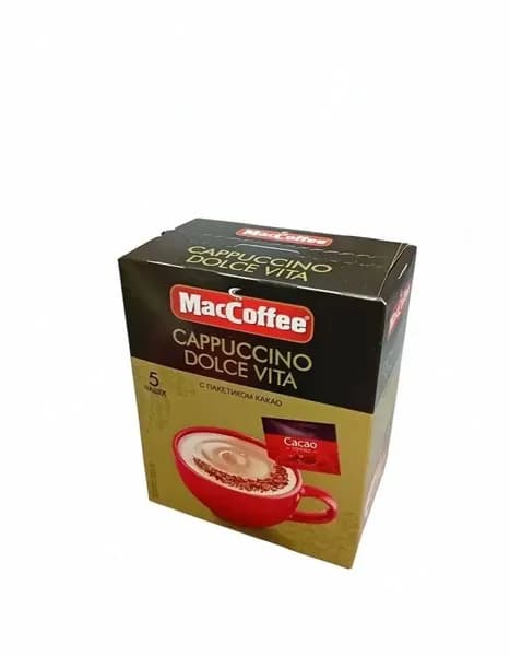 MaCCoffee cappuccino dolce vita 5 шт по 24 г