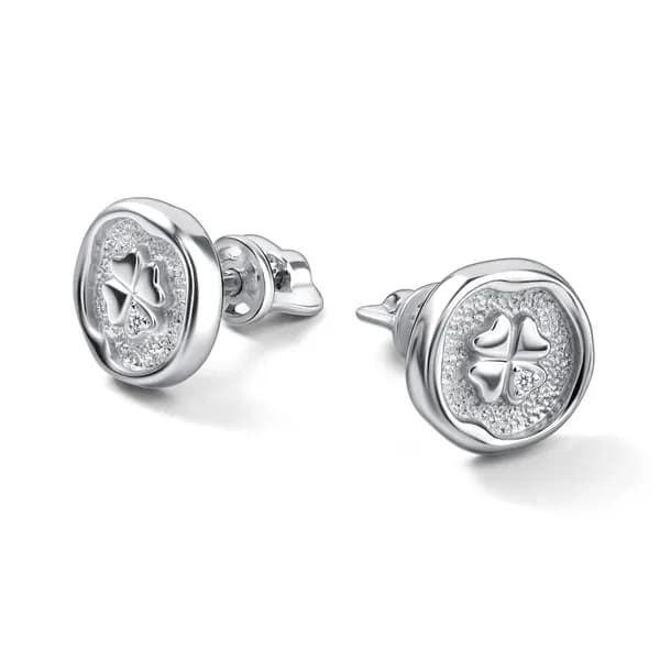 Серебряные серьги DIAMANT-ONLINE с бриллиантом 925 пробы