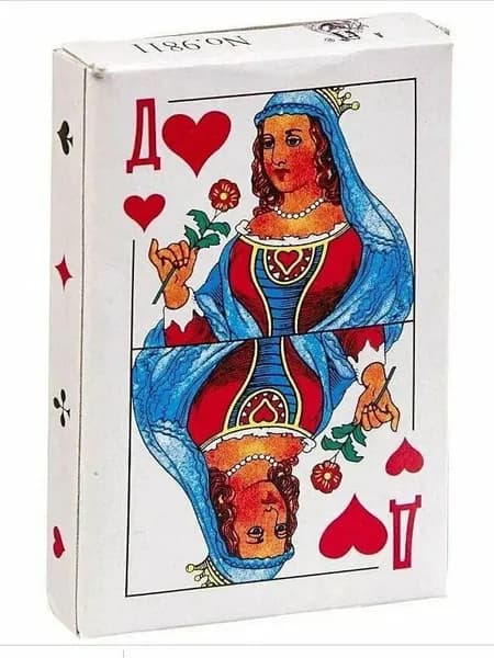 Карты игральные "ДАМА" с пластиковым покрытием, 1уп/36 шт