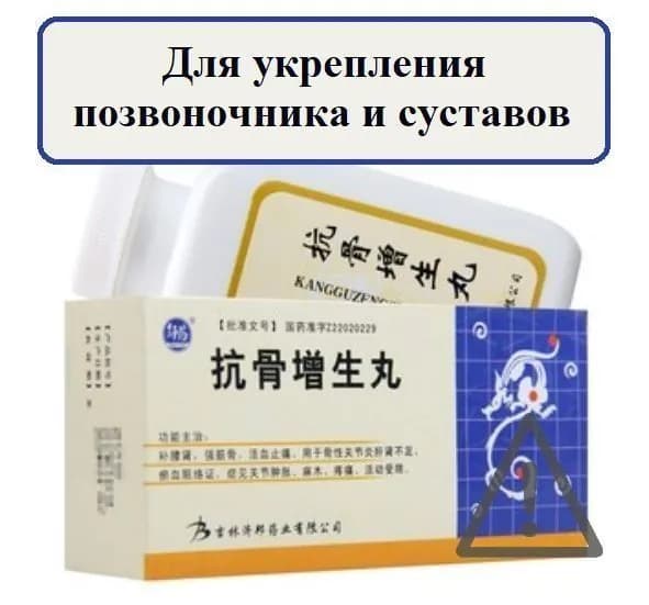 Кан Гу Цзэн Шэн Вань, 220 пил., Kanggu Zengsheng Wan для суставов и позвоночника