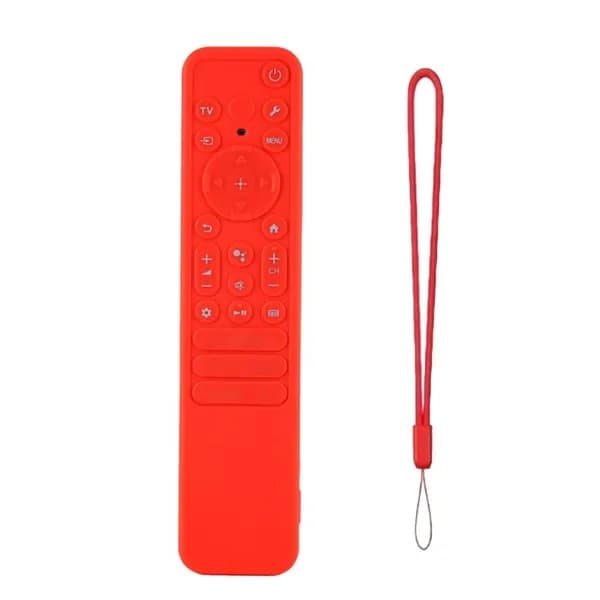 (1шт) Подходит для пульта дистанционного управления телевизором Sony TX810P 910U силиконовый защитный чехол-красный
