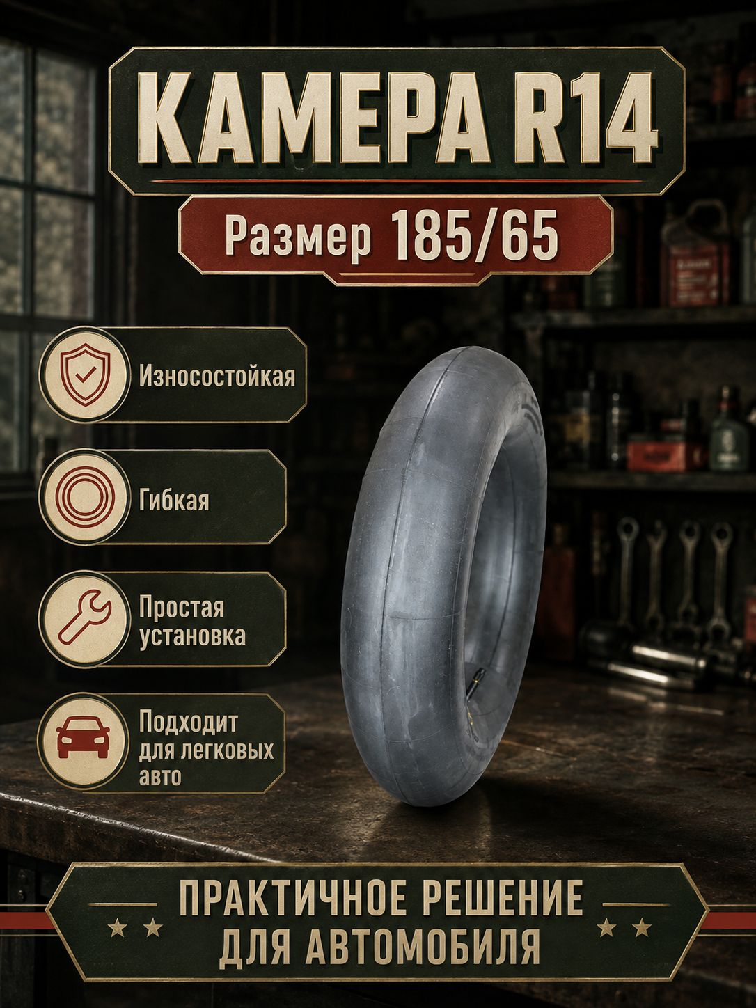 Камера колеса автомобильная R14