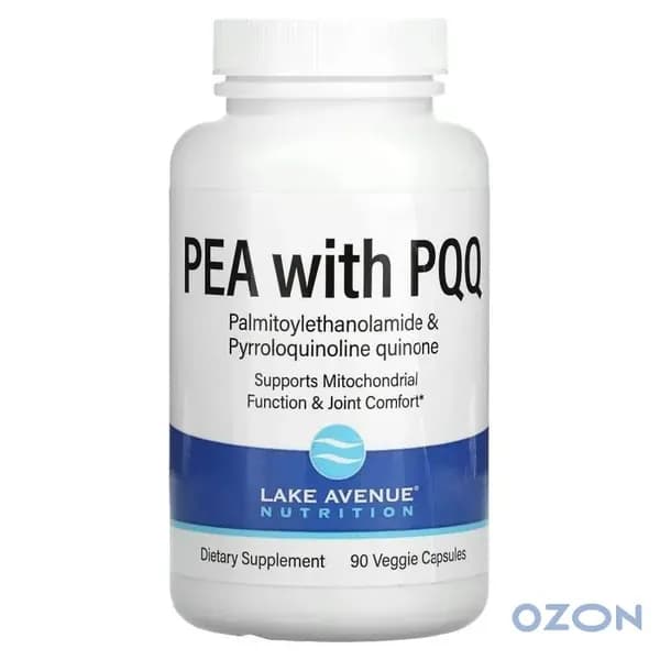 PEA (пальмитоилэтаноламид)+PQQ, Nutrition, 90 капсул