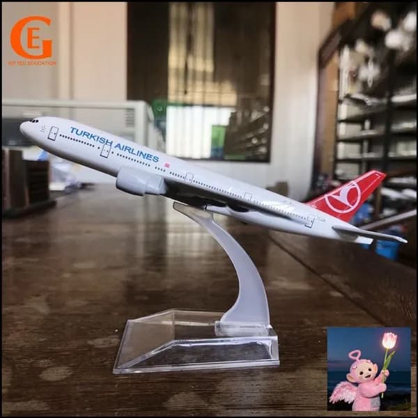 Турецкие Авиалинии Боинг 777, Металлическая Модель Самолета, Turkish Airlines B777
