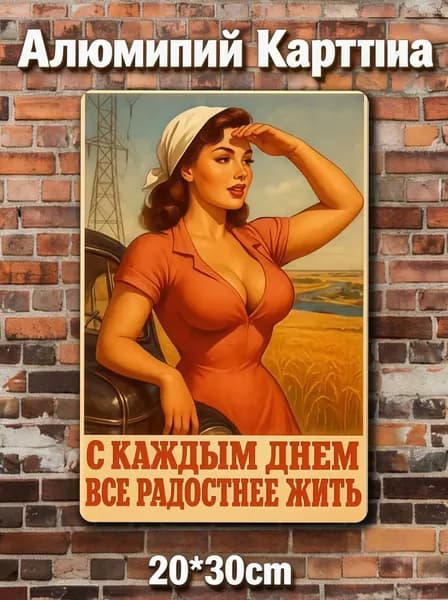 металлические таблички ретро, постеры на стену, украшение на стену, 20х30смa