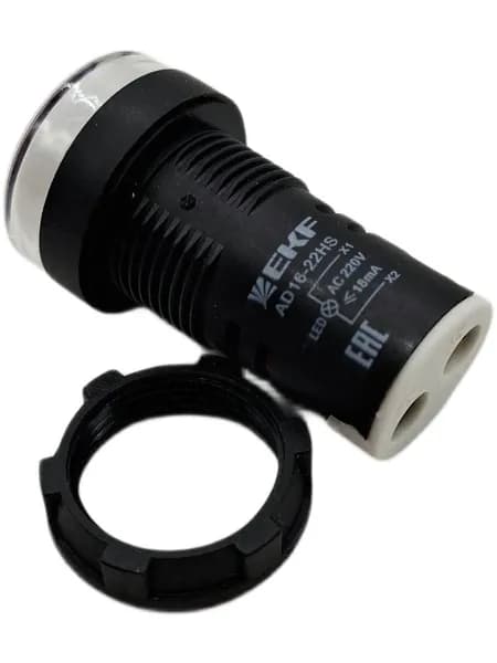 AD16-22HS, Индикаторная лампа d22мм белый 220В