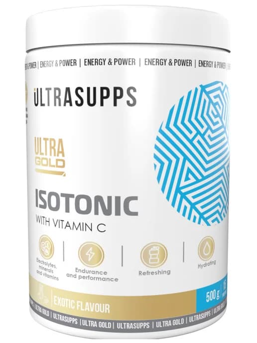 Изотоник + Витамин С УльтраСаппс Ultra Gold Isotonic, 500 г