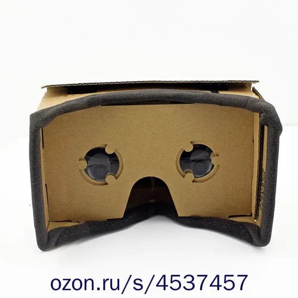 Очки виртуальной реальности Cardboard VR с ремешком для головы