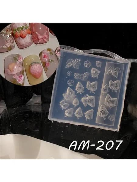 Рельефная силиконовая форма для ногтей