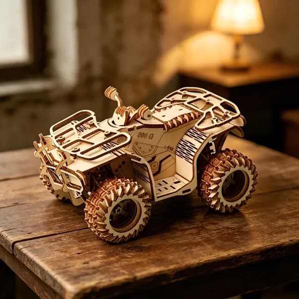 Деревянный конструктор Сейф, сборная модель из дерева, 3D пазл головоломка