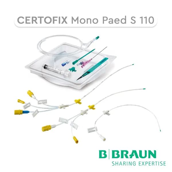 Набор для катетеризации центральных вен Цертофикс Моно Пед S 110 (Certofix Mono Paed) B. Braun