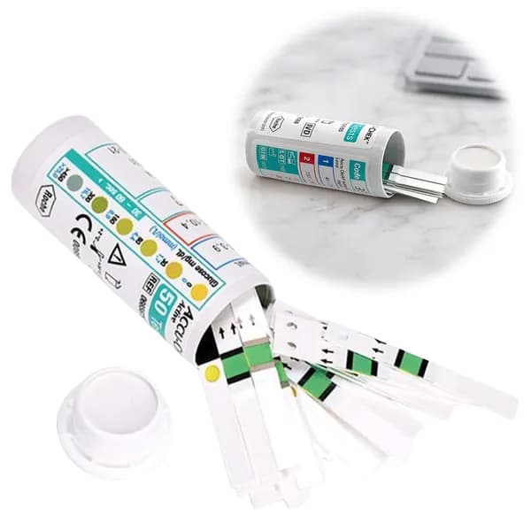 Тест-полоски Roche Accu-Chek для глюкометра, 50 шт., точное измерение глюкозы