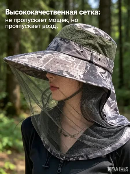 Бейсболка для рыбалки и охоты Мужская рыболовная шляпа с защитой от солнца