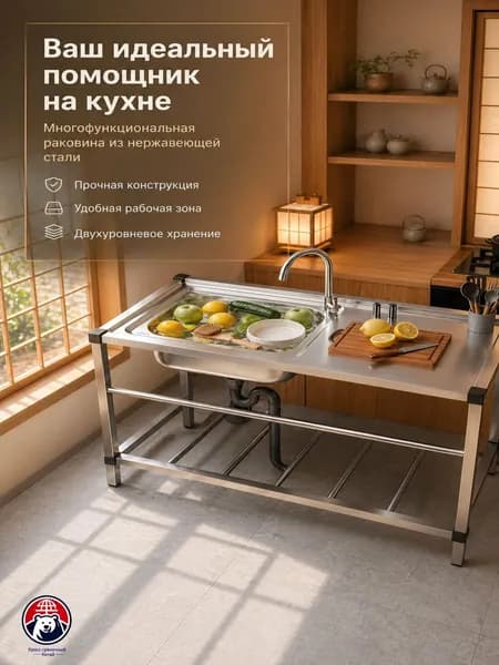 Садовая кухня,76х43х78см