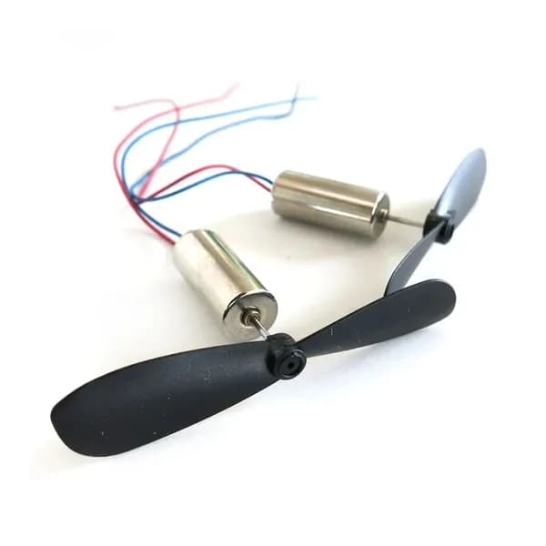 1set 2pcs DC3.7-4.2V 716 7*16MM Микро DIY вертолет бессердечный двигатель постоянного тока с пропеллером высокий крутящий момент высокая скорость двигателя