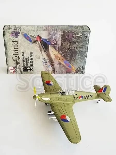 Масштабная модель истребителя Харрикейн 1:48 для военной симуляции: 4D-сборка с пропеллером, 1 комплект