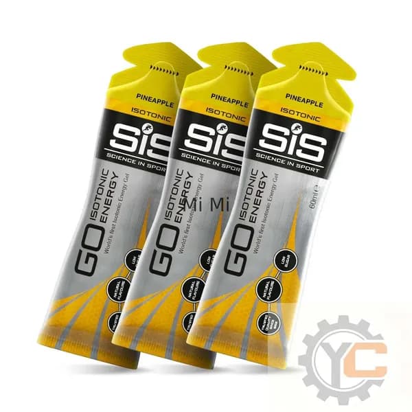 SiS, GO Isotonic Energy Gel, Гель изотонический углеводный, вкус Ананас, 60мл, 3шт.
