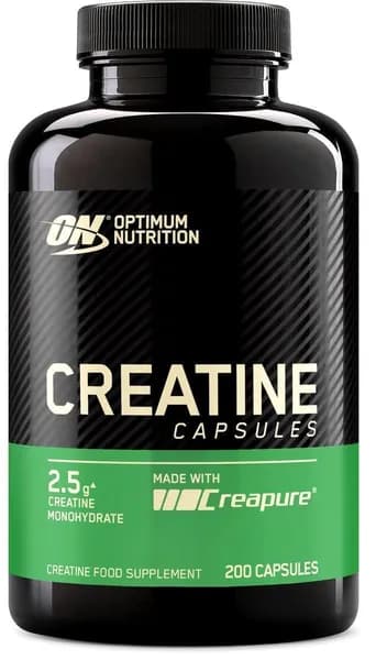 Микронизированный Креатин Creatine 2500 Caps Optimum Nutrition (200 кап)