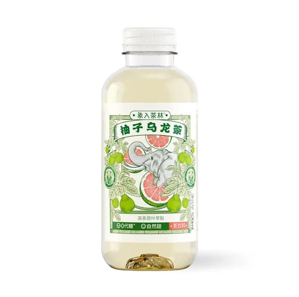 Холодный чай Улун со вкусом грейпфрута, Elephant in the Tea Forest, 0.52 л, Китай