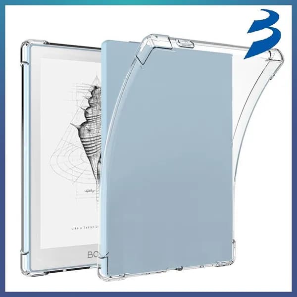 Прозрачный чехол для Onyx Boox Go 6 (Boox Go 6) - Ультратонкая легкая прозрачная силиконовая гибкая мягкая задняя крышка