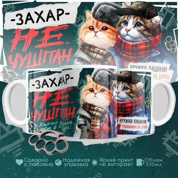 Кружка, Захар не чушпан, 330мл