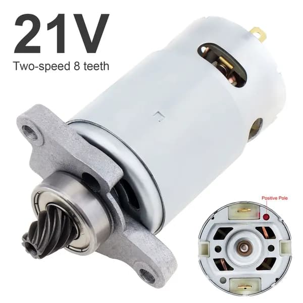 8 конические зубьев RS550 3000RPM DC 21V мотор Подходит для отвертки, бензопилы