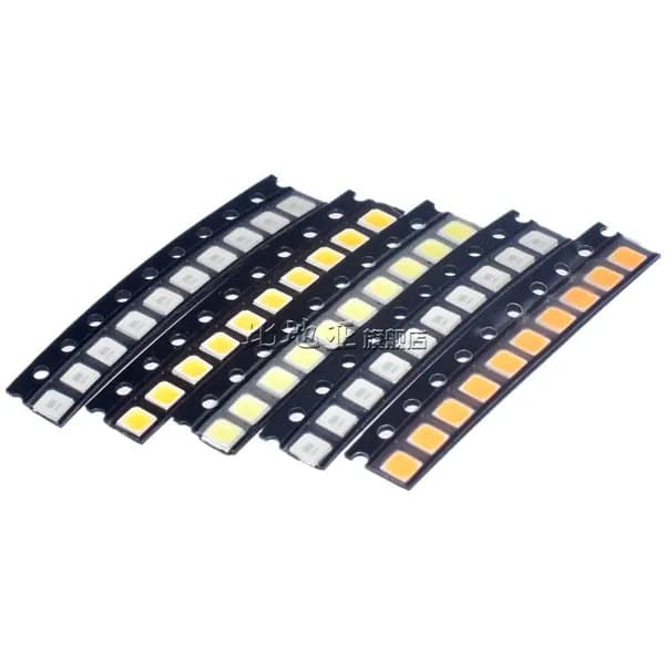 20штук Светодиод SMD LED 2835 12V 1W для TV Теплый белый 105-115LM