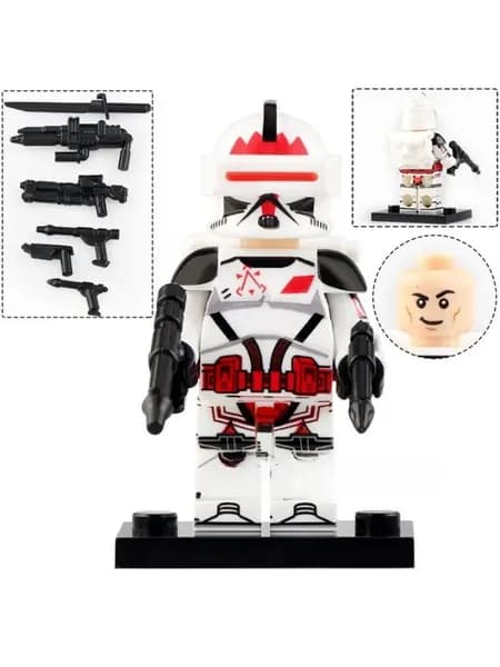 Минифигурка 13-ый клон 1 фазы CT-9998 / Звёздные Войны: Война Клонов / Совместим с конструкторами лего