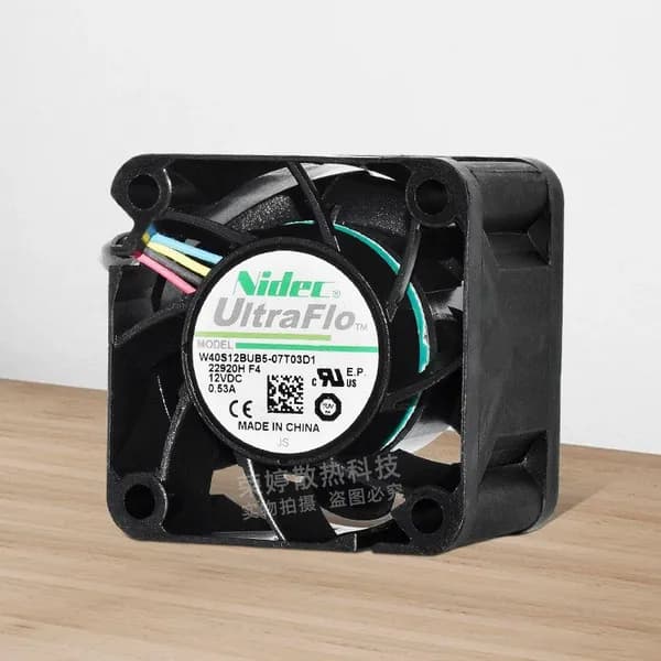 Nidec W40S12BUB5-07T03D1 12V 0.53A 4028 Двойной шаровой ШИМ скорость управления вентиляторы
