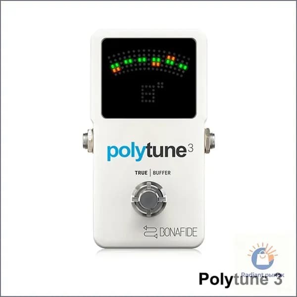 TC Electronic Polytune 3 Мини-акустическая гитара, электрогитара, бас, тюнинг, педаль, эффектор настройки