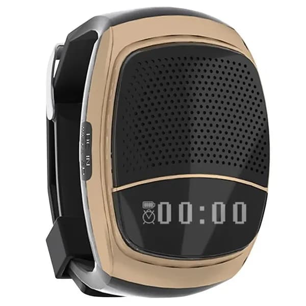 колонка для велосипеда B90, золотистая, с Bluetooth и дисплеем