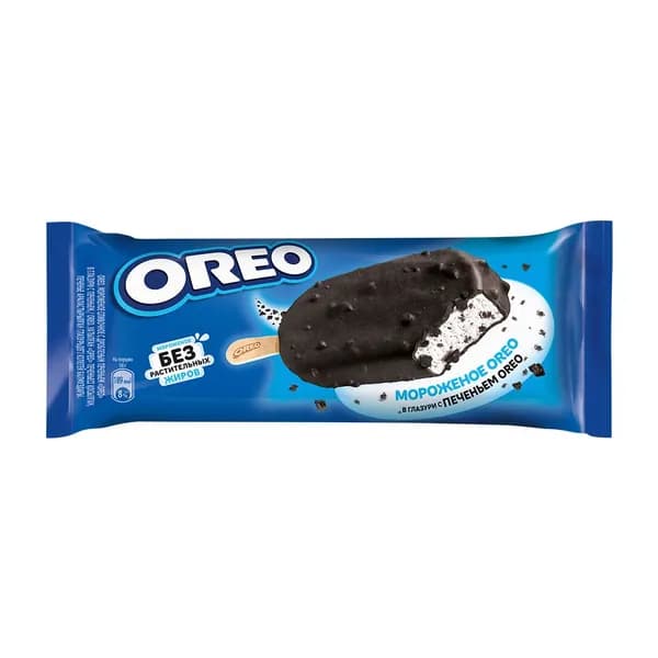 Мороженое Эскимо Ванильное с кусочками печенья Oreo, 90 мл