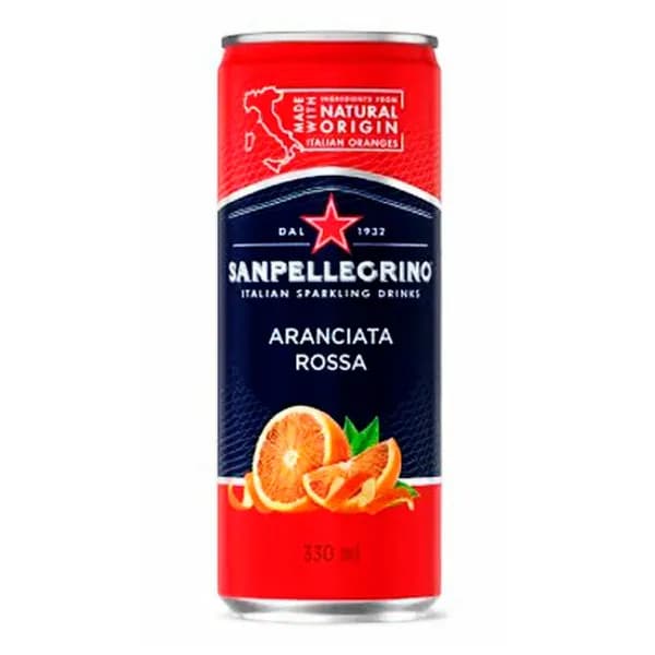Газированный напиток S.Pellegrino с соком красного апельсина 330 мл