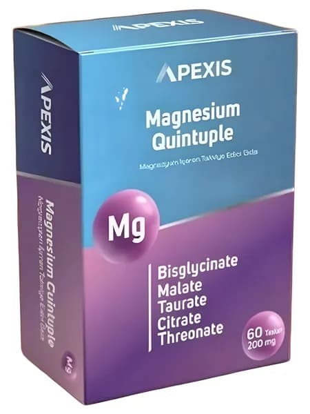 Apexis Magnesium Quintuple 60 таблеток
