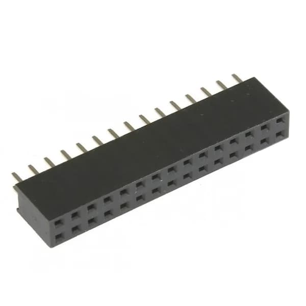 Гнездо на плату PBD-30 (DS-1023 - 2x15), прямое черное
