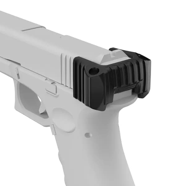 Тактическая арматура,Вспомогательная рукоятка затвора Glock17/19/22/23/24/26/27/34/35/41/45 (UCH17), противоскользящий резиновый чехол