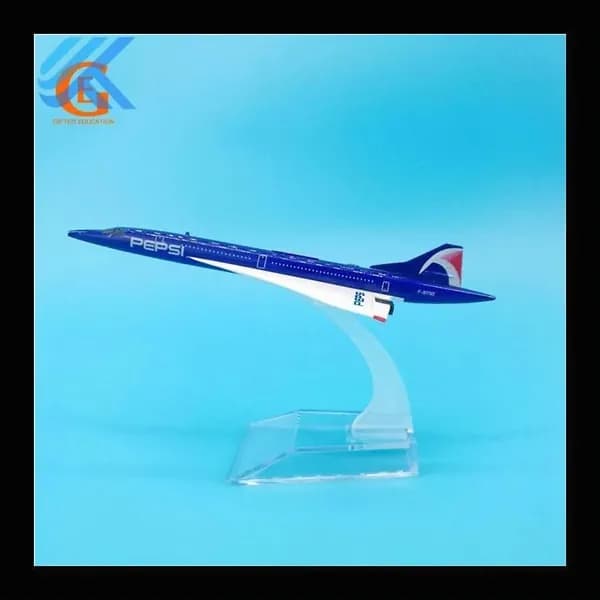Металлическая Модель Самолета Concorde Из, Кола