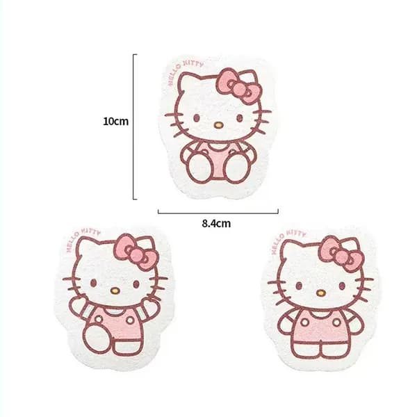 Sanrio древесная целлюлоза хлопчатобумажная губка салфетка