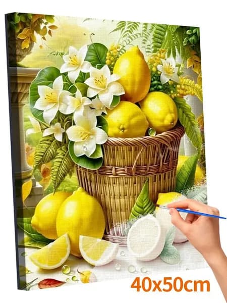 Картина по номерам Без рамки 40x50cm,цветной холст - Сова