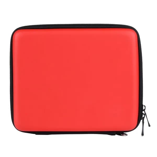 Чехол-бокс для Nintendo 2DS, красный, жёсткий, с отделениями