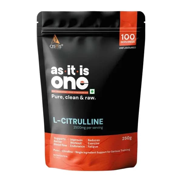 Аминокислота цитруллина Asitis Nutrition биодобавка AS-IT-IS Asitis Nutrition аминокислотный порошок с L-цитрULLином, комплекс для тренировок, 250 г, 100 порций