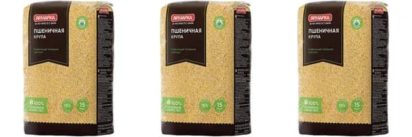 Ярмарка Крупа пшеничная, 500 г, 3 уп /