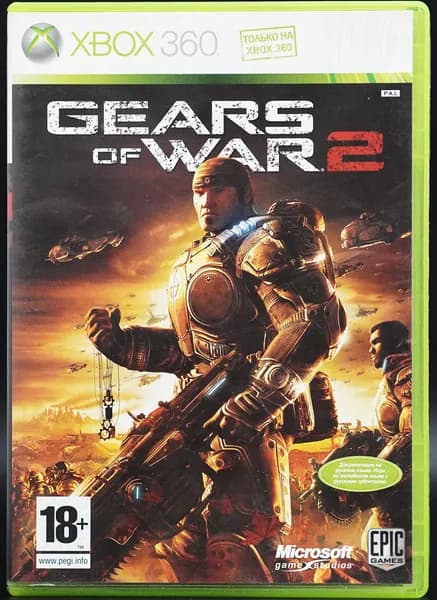 Игра Gears of War 2 XBOX 360 Русские субтитры