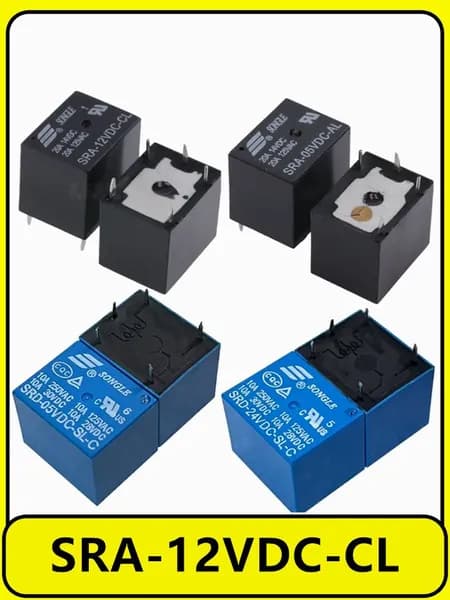 5 шт. реле SRA-12VDC-CL 5 фута 20A