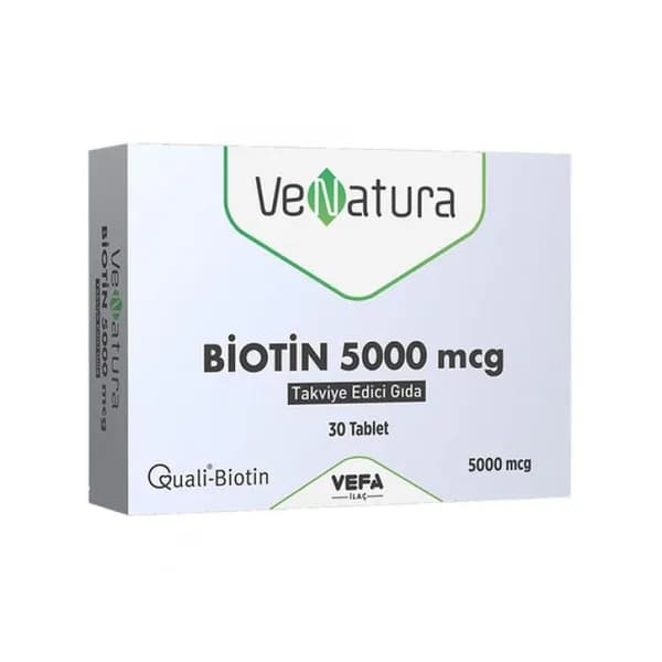 Venatura Biotin 5000 МКГ 30 Таблеток