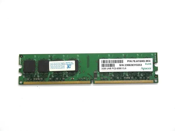 Apacer Оперативная память DIMM DDR2 DDR2, 667 МГц, 1 x 2 ГБ (PC-5300)