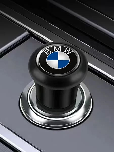 Автомобильный прикуриватель BMW с логотипом, металлический корпус, быстрый нагрев
